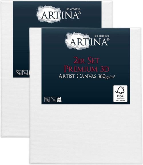 Комплект 2 броя 3D платна за рисуване Artina Premium 40x50