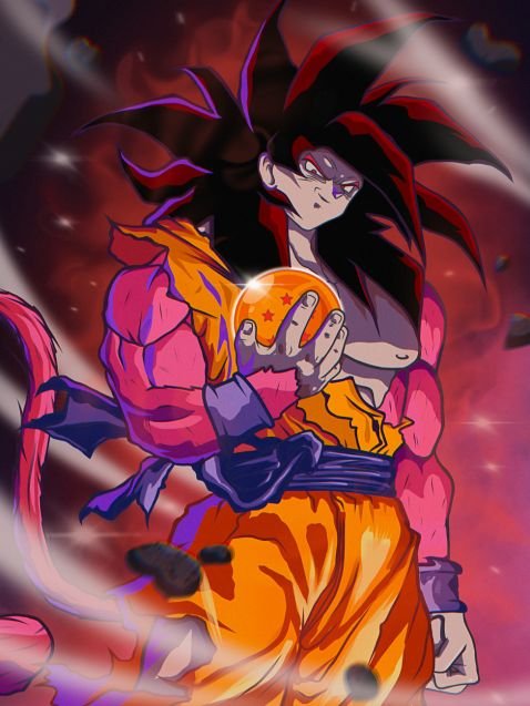 Рисуване по номера - Goku, 40х50см