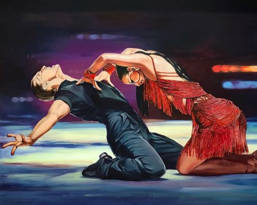 Рисуване по номера - Магията на танца, 40х50см