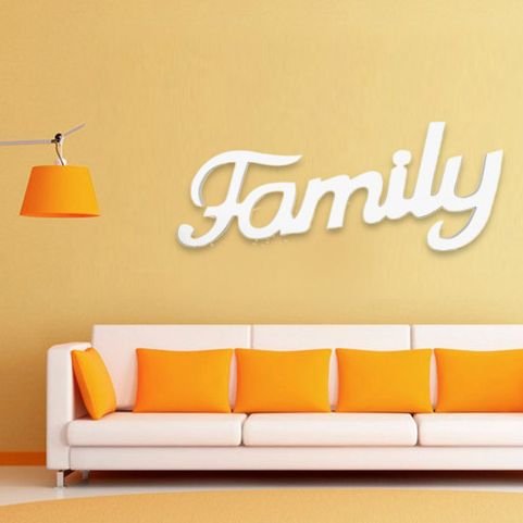 Картина пано - Family White 76x29см.