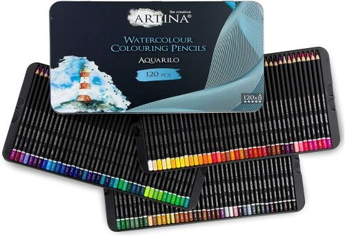 Комплект 120 бр. акварелни моливи Artina Buntstifte