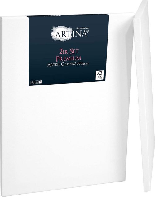 Комплект от 2бр. платна за рисуване 70x100 см - 380 g/m²